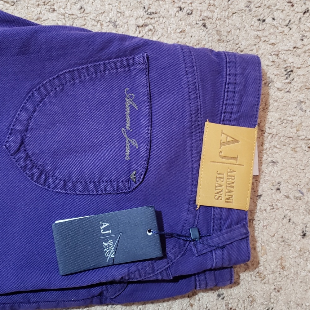 NWT Armani Jean's Purple